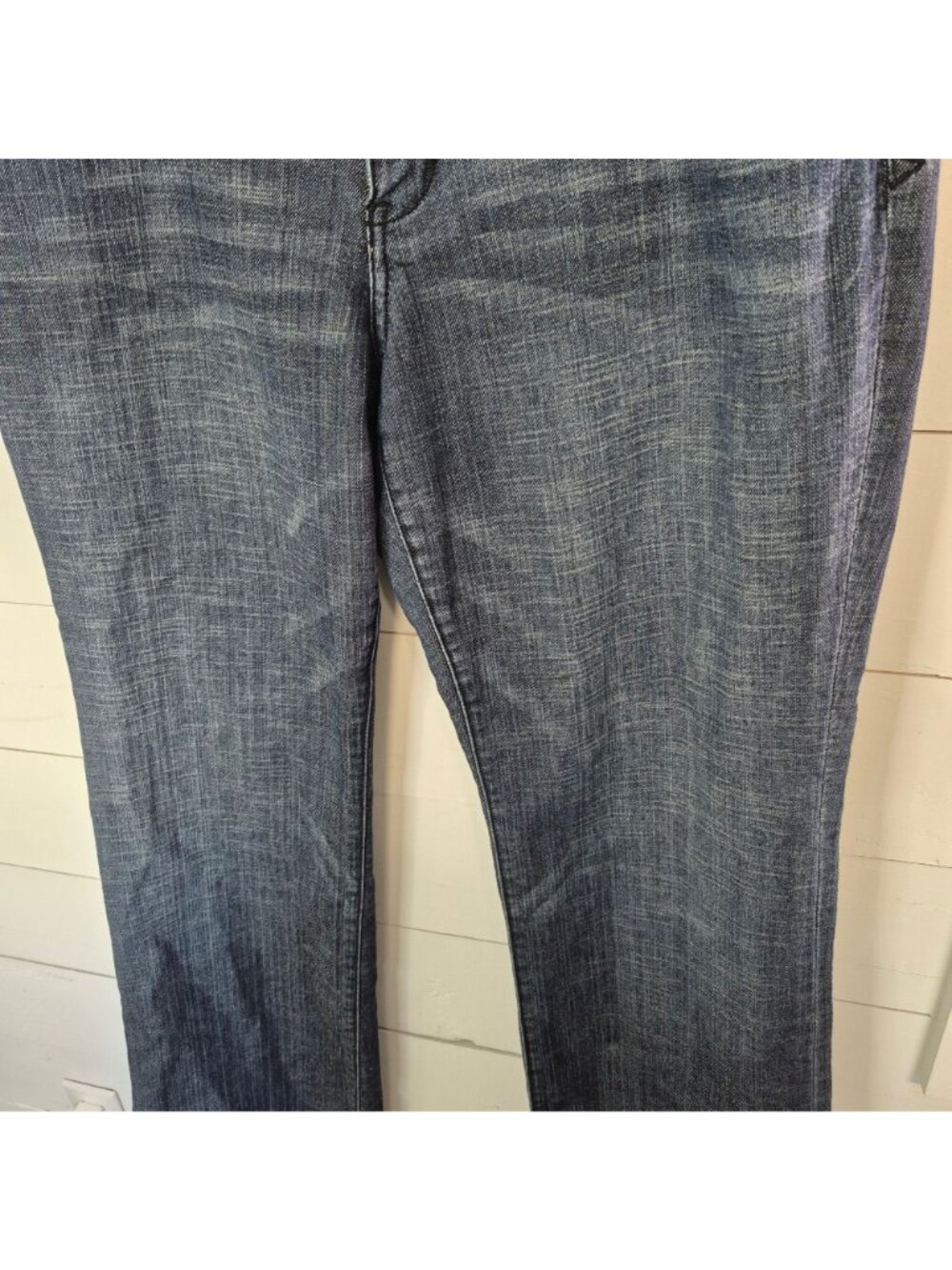 Seven7 Luxe Women's Bootcut Jeans With Back Studded Pockets Size 16 - Picture 5 of 8